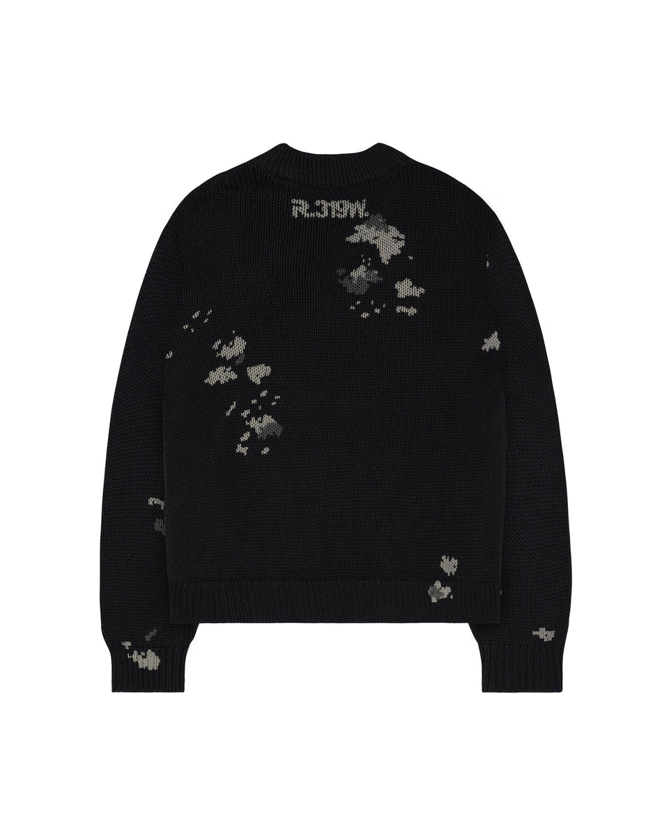 Black Army Knit Sweater – Racer Worldwide