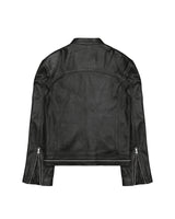 Track Leather Jacket