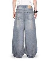 Blue Ultra Wide Jeans