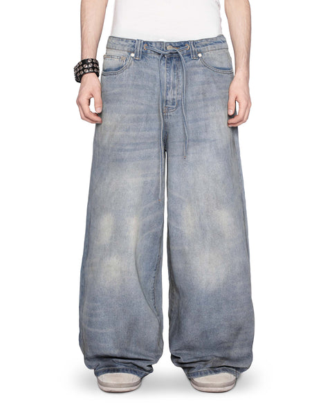 Blue Ultra Wide Jeans